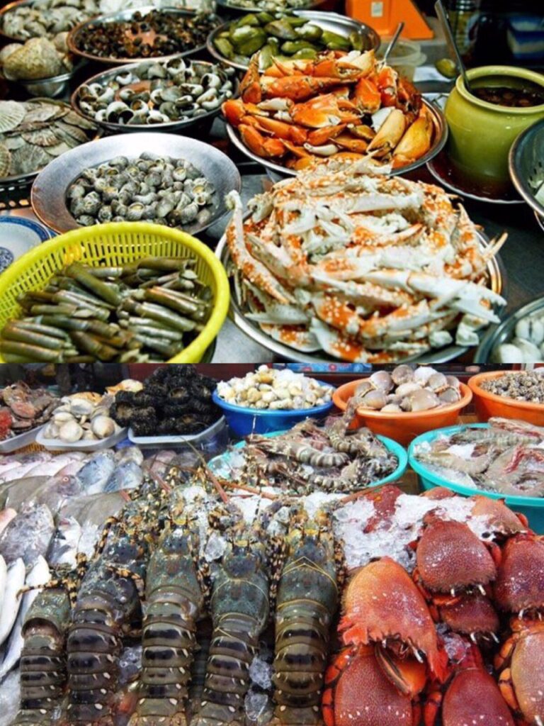 Những chợ hải sản ở Hạ Long tươi ngon, giá rẻ - chợ hải sản Hùng Thắng
